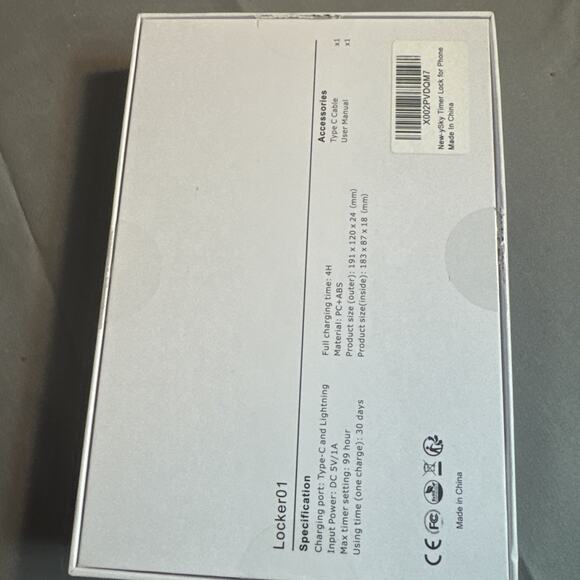 Transparent Cell Phone Storage Lock Box with Timer (NIB) - Picture 4 of 5